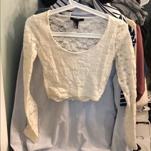 🚨MUST GO $5!🚨 Forever 21 crop lace long sleeves